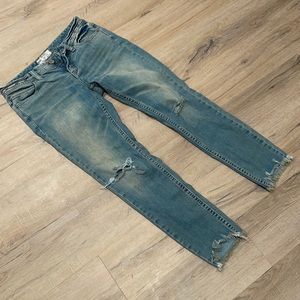 Free people distressed jeans women’s size 26